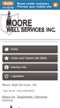 Mobile Screenshot of moorewellservices.com